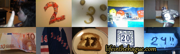 Christmas countdown collage