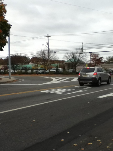 Shoprite parking lot before Hurricane Sandy