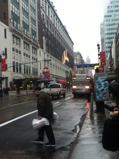 Macy's Christmas tree in NYC