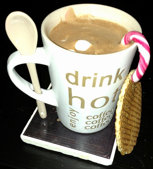 a cup of hot chocolate