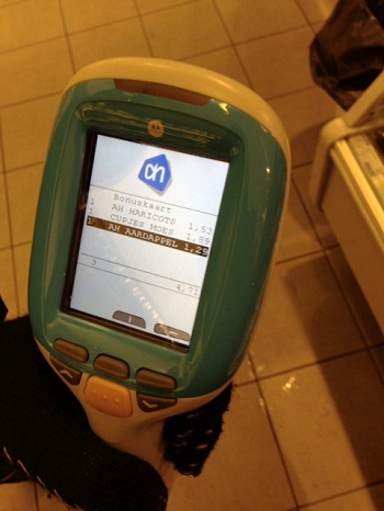 Albert Heijn barcode scanner