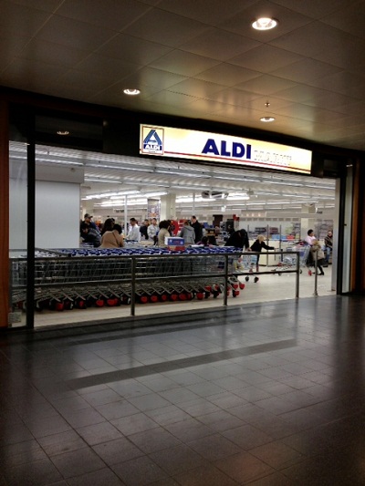 Aldi store in Megastores mall
