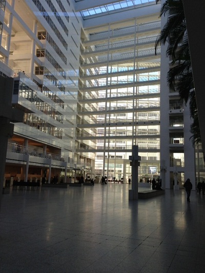Inside the city hall of The Hague
