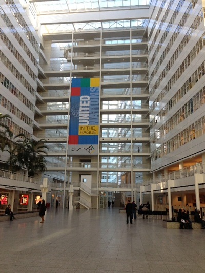 inside the city Hall of the Hague