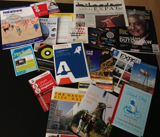 Welcome package from the International Centre in the Hague