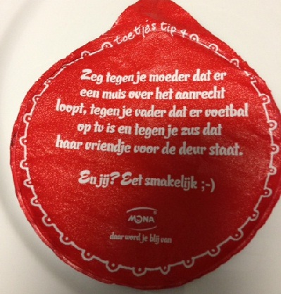 Mona brownie pudding dessert lid