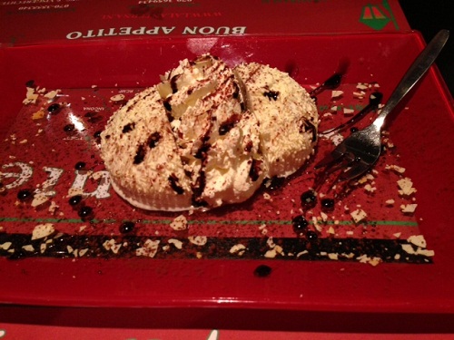 dessert at La Lanterna in The Hague