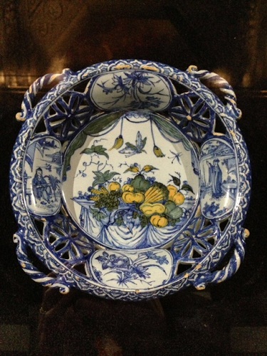 Gemeente Museum Delft blauw plate