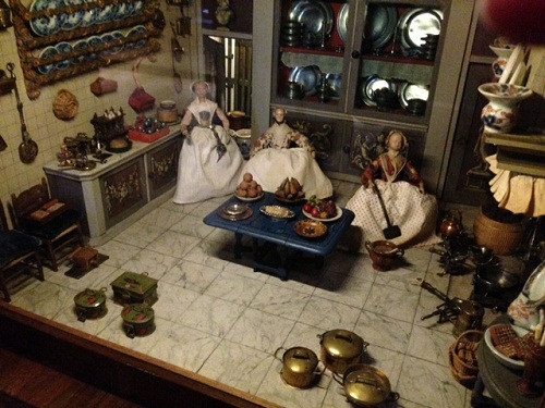 Gemeente Museum view inside dollhouse room