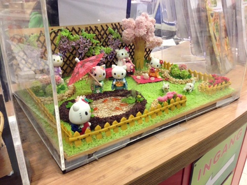 Hello Kitty display in the Netherlands