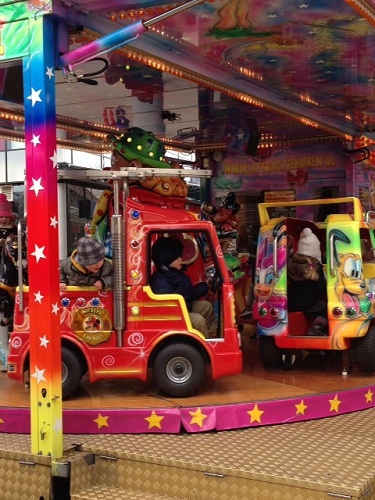 car carousel in a carnival in Rijswijk NL