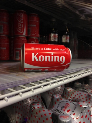 coke can for Koninginnedag 2013