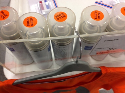 oranje glitter for Koninginnedag 2013