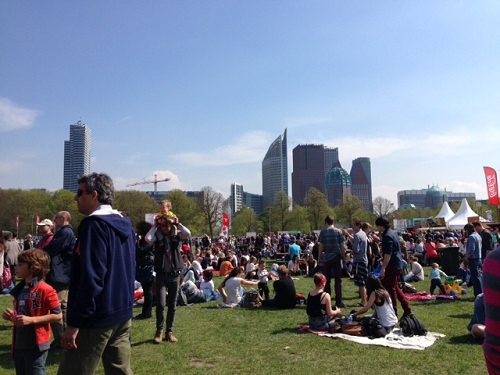 Liberation Day festinal in The Hague