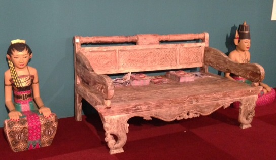 bench at Tong Tong Fair