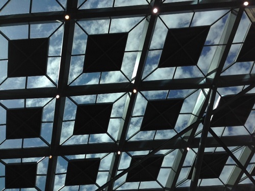 roof on the Central Station in The Hague