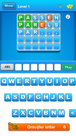 Get it Spelled NL app screen