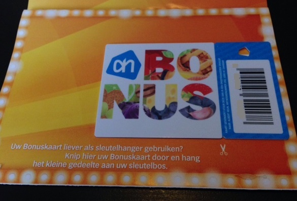 nieuwe bonuskaart bij Albert Heijn