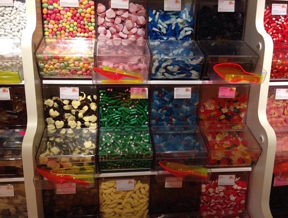 candy at the Pathemarkt Spui in The Hague