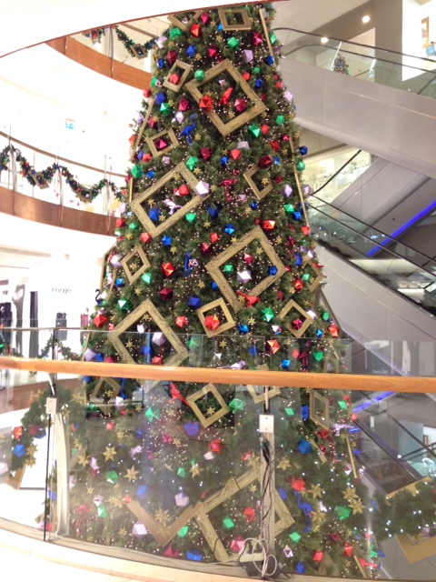 Christmas tree in Bijenkorf