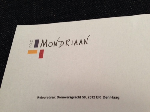 letter from ROC Mondriaan
