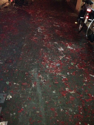 More Trash after Dutch New Years 2013