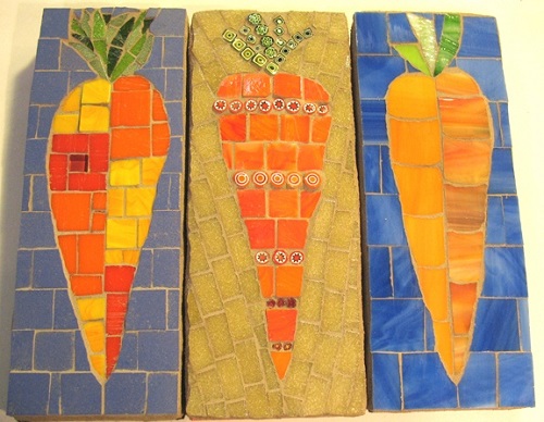 carrot mosiac Ilona Fried