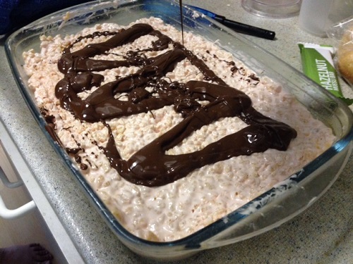 homemade chocolate rice krispies