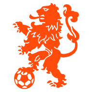 oranje leeuw met voetbal