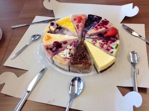 cheesecake from the Cheesecake Company Den Haag