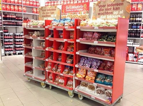 Kruidnootjes en meer display in Den Haag