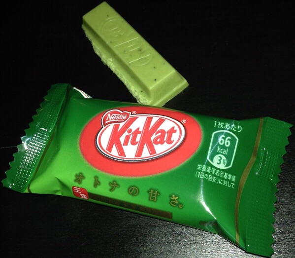 Green tea kit-kat