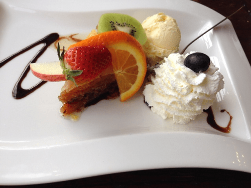 Bak lava dessert at Irodion in The Hague