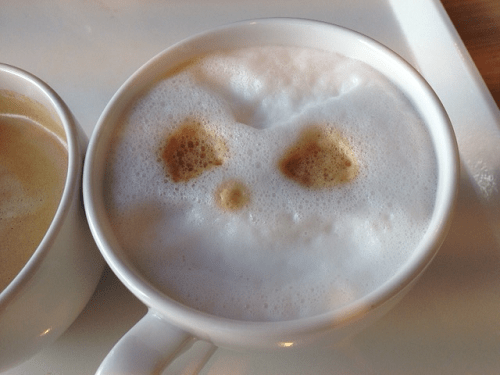 Cappuccino smiley