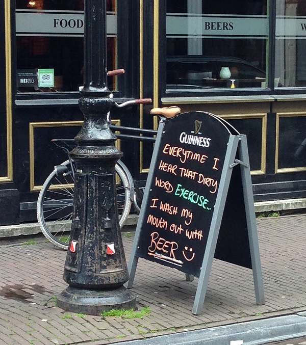 Guiness sign Utrecht