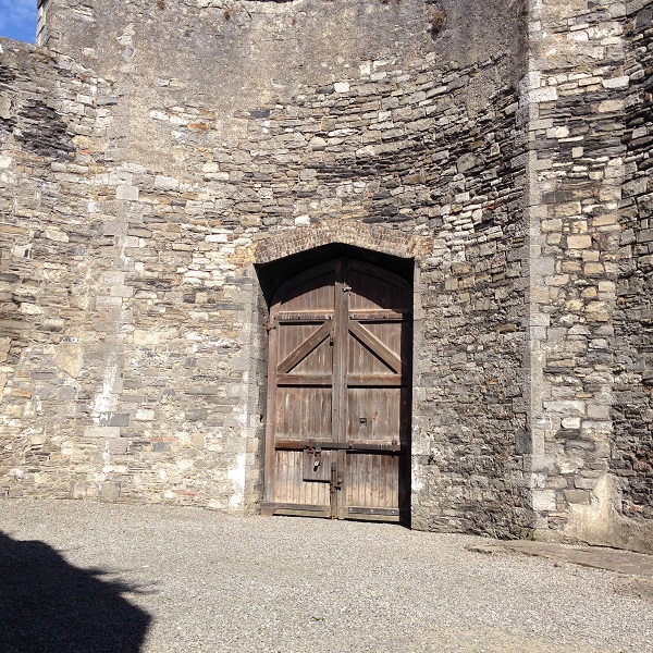 Outside area at Kilmainham Gaol in Dublin