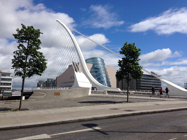 Samuel Beckett bridge in Dublin