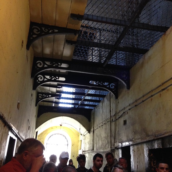 Walkway at Kilmainham Gaol in Dublin