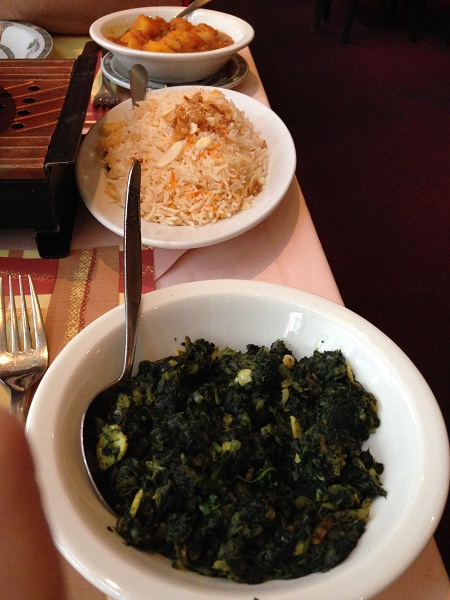Side dishes at Ramna restaurant in The Hague