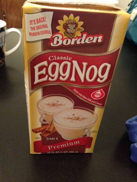 Borden egg nog