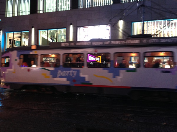 Party tram in The Hague