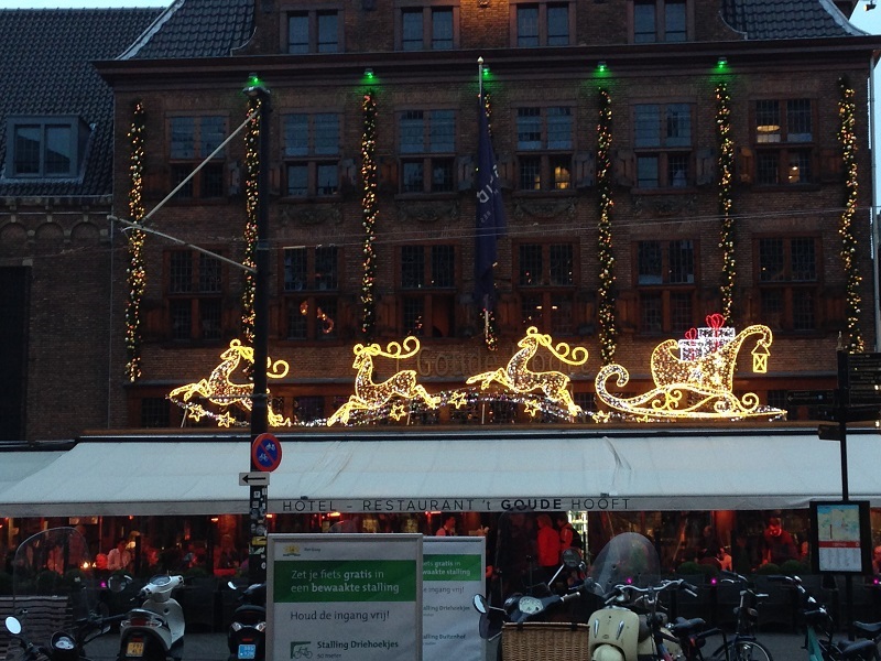 2015 Holiday decorations at 't Goude Hooft, The Hague