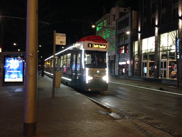 2015 holiday tram 1 in The Hague