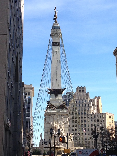 Circle monument in Indianapolis