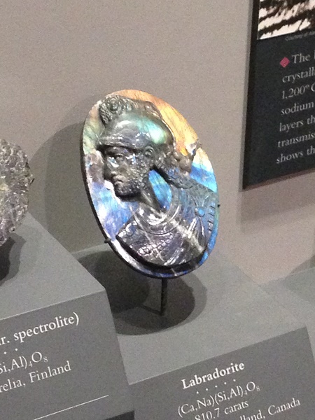 Piece of labradorite jewelry