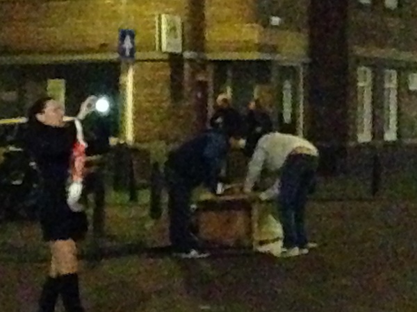 Getting the fireworks fire ready (Netherlands)