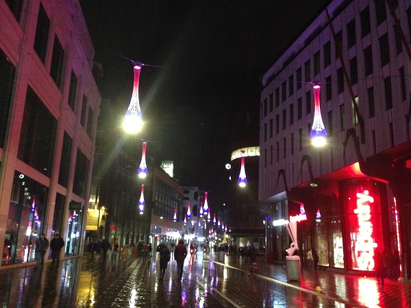 The Hague Grote Markt lights during Life I live Festival 2