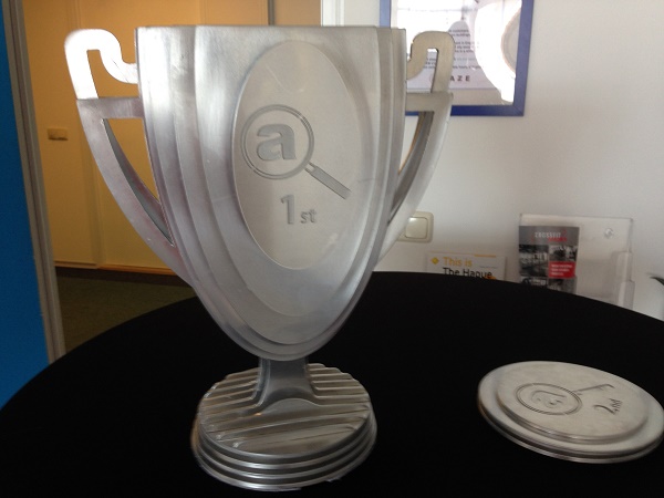 Amaze Escape 1st place trophy The Hague