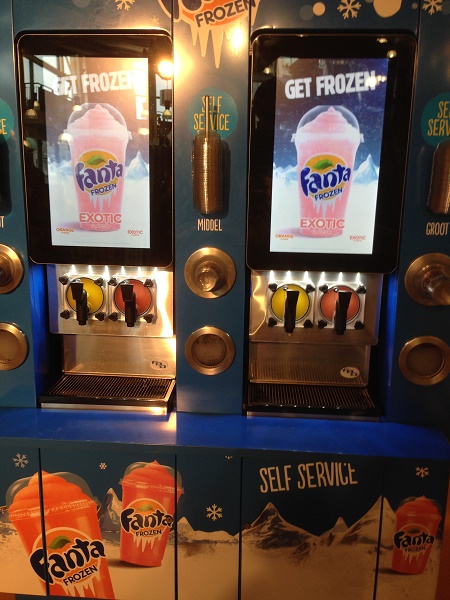 Fanta machine at Pathe Spui The Hague