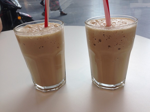 Iced coffee at Bibliotheek Den Haag